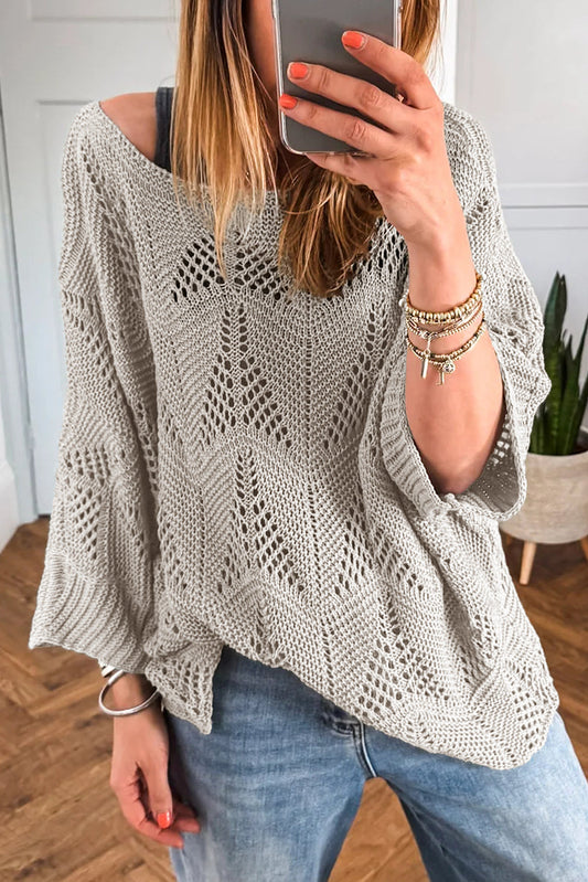 Hollow Knit Sweater RTS