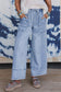 Seam Detail Raw Hem Pants LT