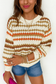 Stripe Eyelet Sweater *TWO COLORS* LT