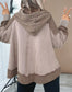 Waffle Patchwork Plus Hoodie LT