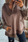 Waffle Patchwork Plus Hoodie LT
