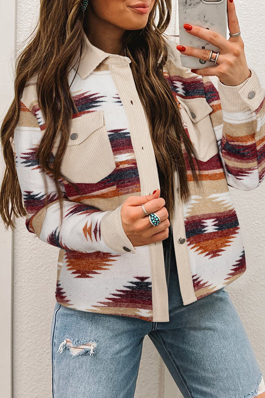 Western Aztec Shacket FB