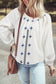 White Embroidered Blouse LT
