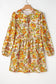 Yellow Floral Mini Dress LT