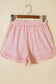 Pink Floral Trim Shorties LT