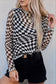 Checkered Mesh Top FB
