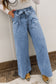 Western Sash Wide Leg Jeans LT