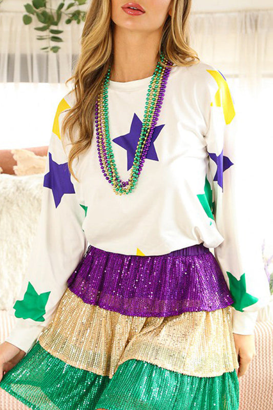Mardi Gras Star Top FB