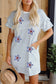 White Stripe Sequin Dress RTS