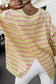 Yellow Stripe Overlap Pullover LT