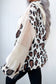 Apricot Leopard Patchwork Hoodie LT