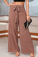 Bow Wide Leg Casual Pants FB
