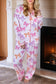 Pink Striped Bow Pajama Set LT