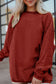 WNW Ribbed Oversize Sweatshirt *multiple colors* RTS