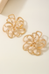 Gold Flower Earrings RTS