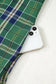 Green Plaid Frilly Dress RTS