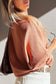 Pink Rib Knit Dolman Cardigan LT