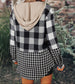 Black Double Plaid Shacket LT