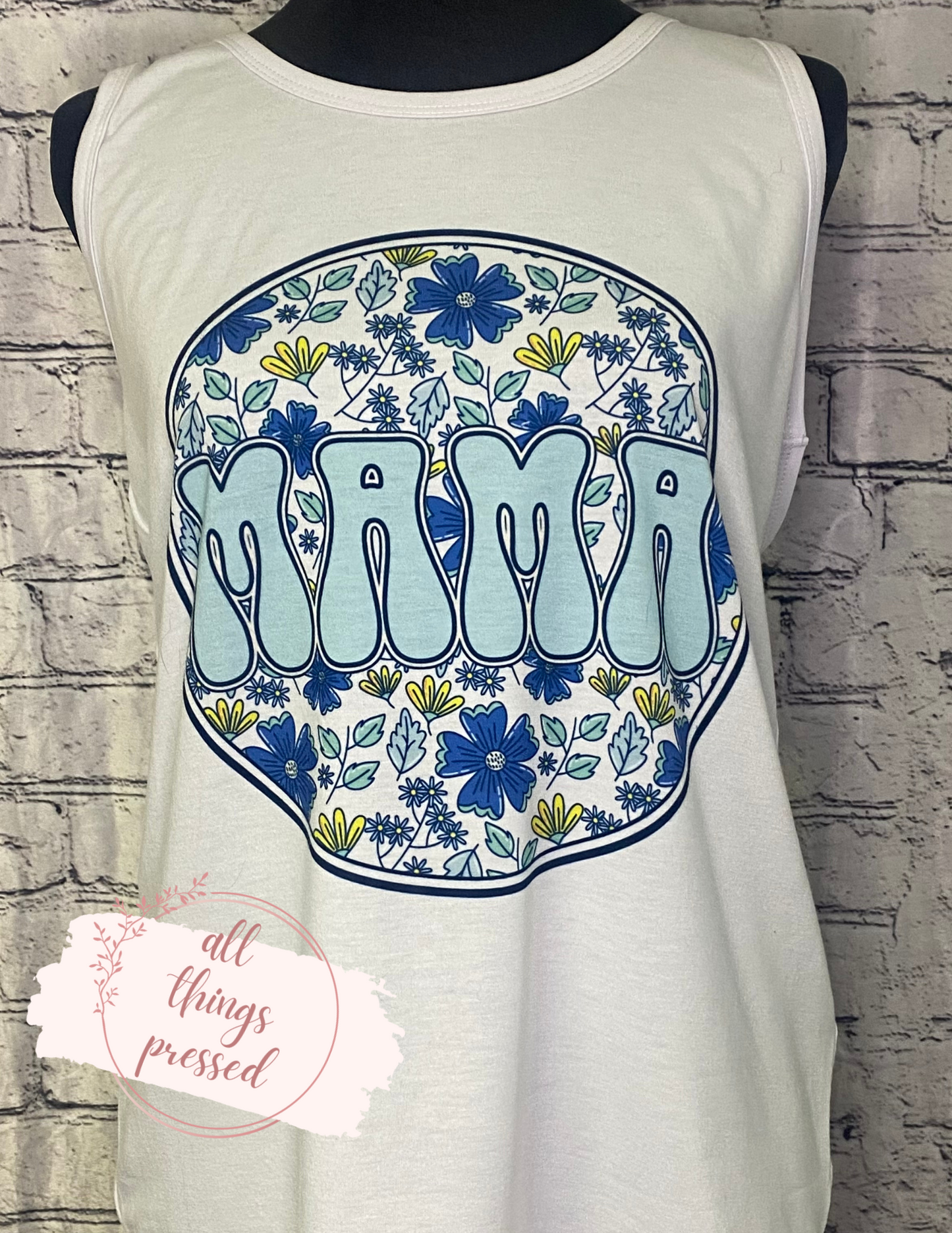 Floral Mama Tank Top