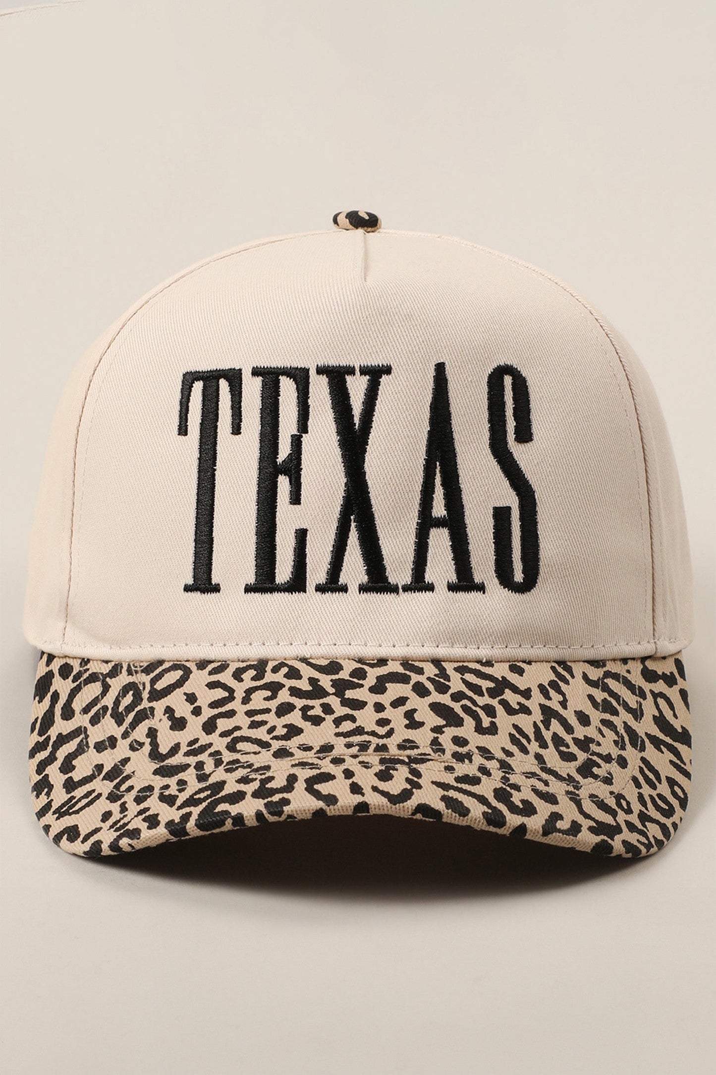 Texas Embroidered Leopard Hat New RTS