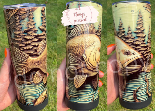 3D Fish Tumbler