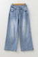 Button Fly Wide Leg Jeans LT