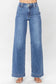 Double Button Fly Straight Jeans LT