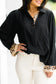 Black Leopard Collar Blouse LT