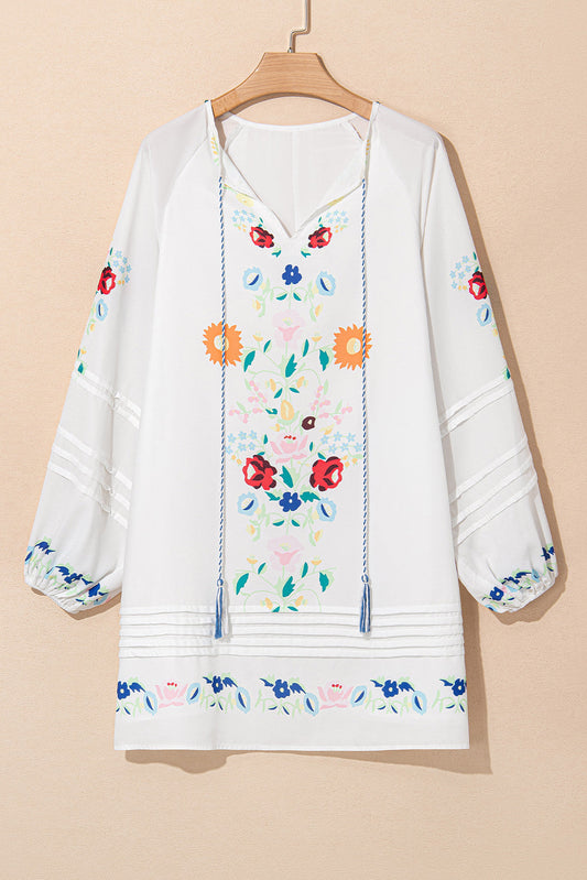 Floral Tassel Mini Dress LT