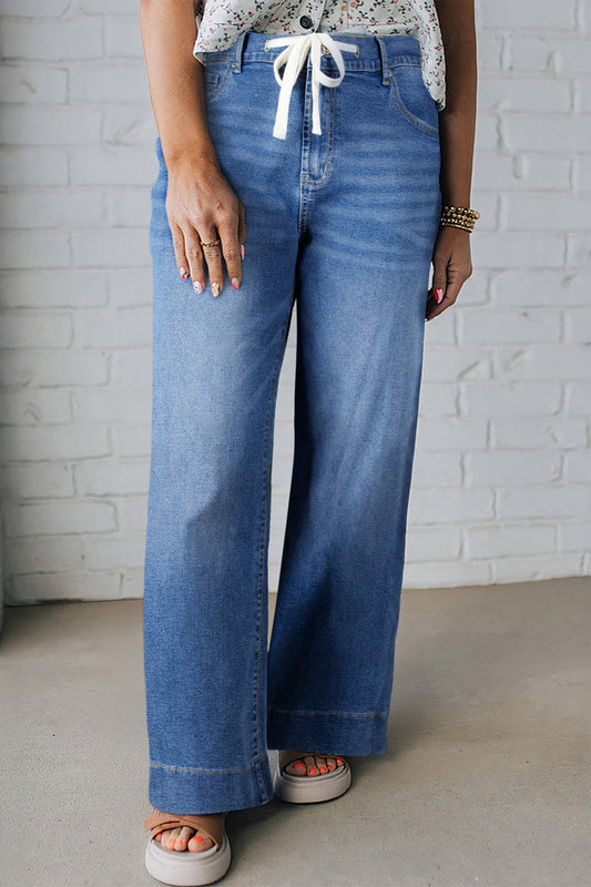 Acid Wash Lace Plus Jeans LT