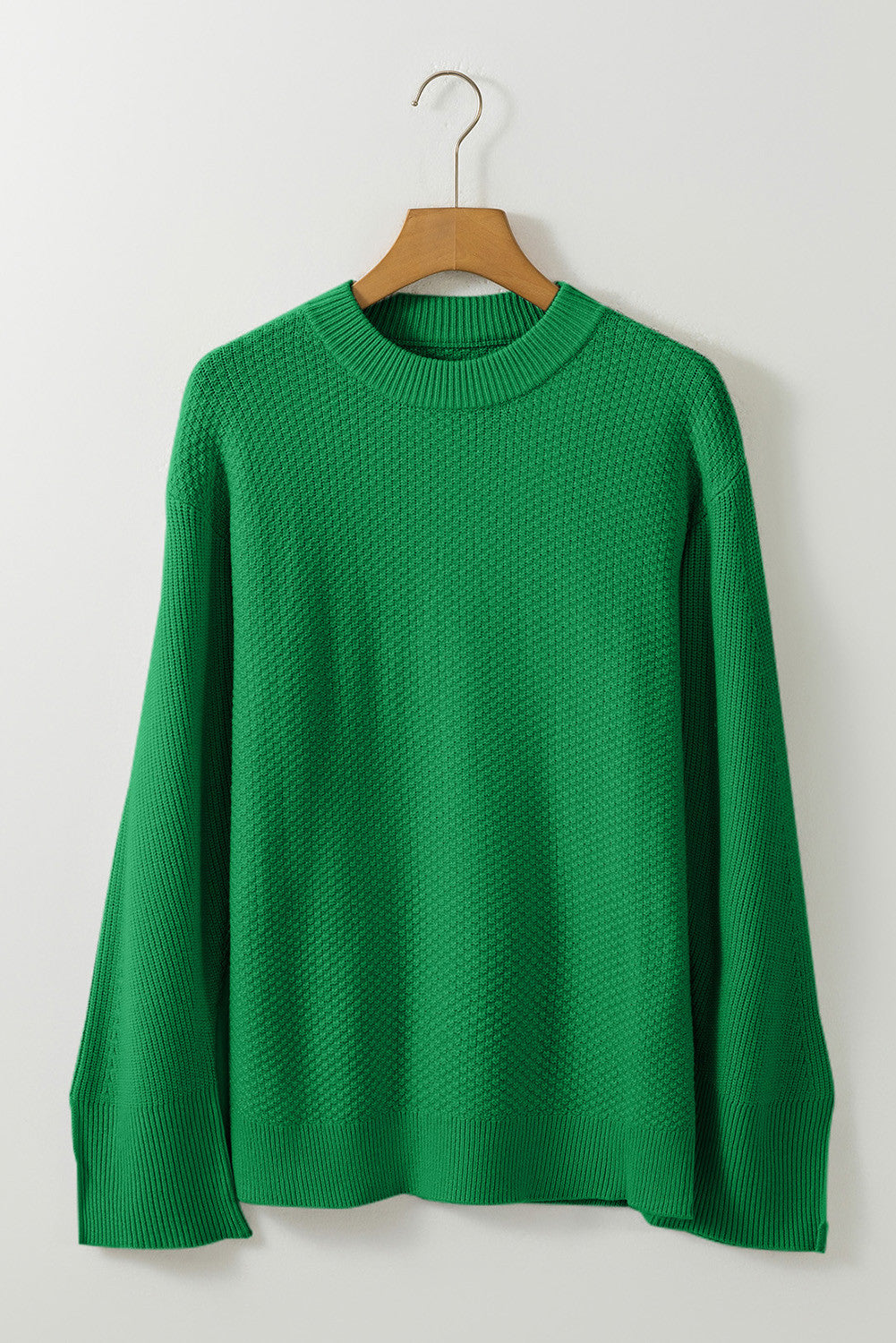 Green Textured Sweater LT