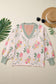 Pink Floral Sweater LT