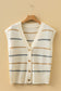 Multicolor Striped Sweater Vest LT