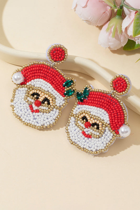 Santa Gemstone Earrings FB