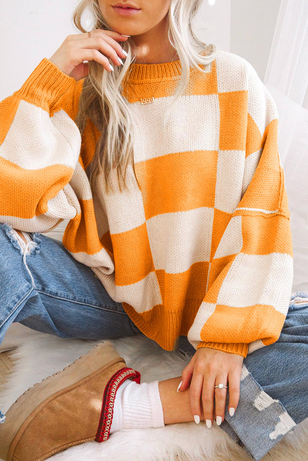 Checkered Sweater RTS