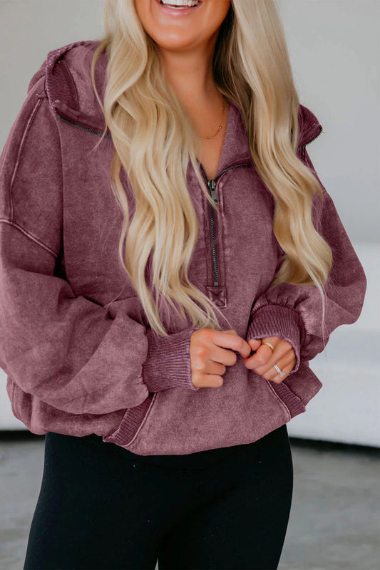 Mineral Wash Baggy Hoodie LT