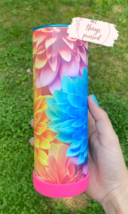 3D Flower Tumbler