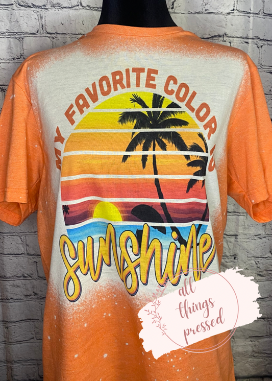 Sunshine Is My Favorite Color T-Shirt