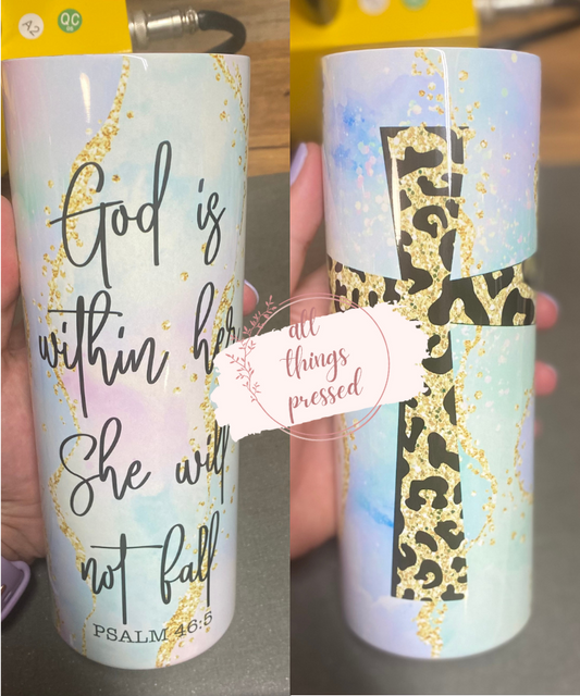 God is Within Her Tumbler