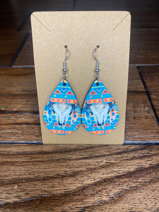 Boho Skull Earrings