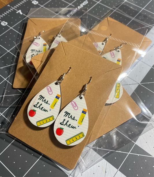 Teacher Earrings