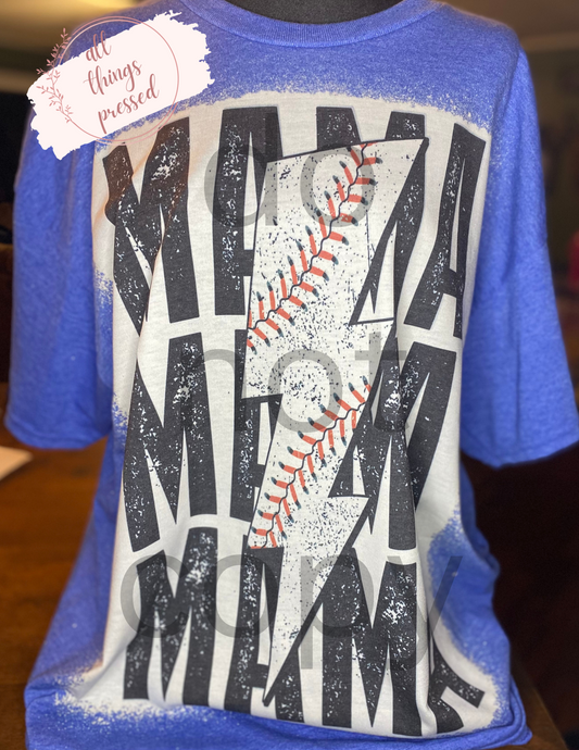 Baseball Mama (Custom) T-Shirt