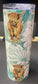 Teal Floral Highland Tumbler
