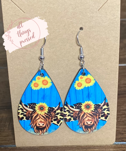 Highland Sunflower Earrings