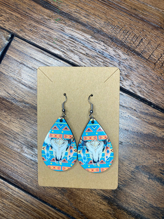 Boho Skull Earrings