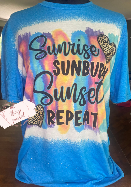 Sunrise, Sunburn, Sunset, Repeat T-Shirt